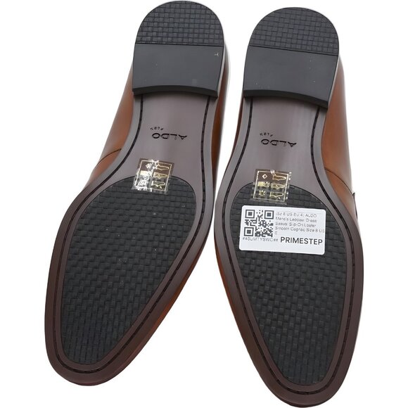 ALDO Leopaul Dress Slip-On Loafers Cognac Brown Men's US 8 - Picture 6 of 6
